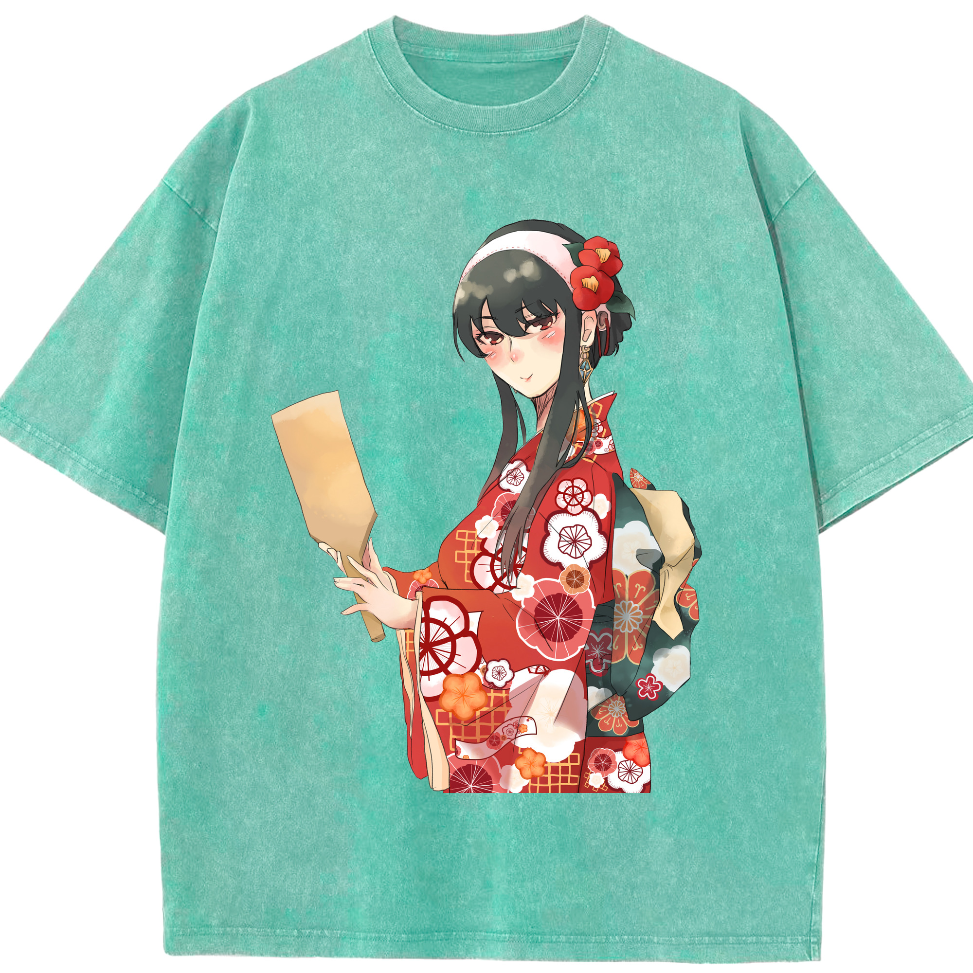 （画像用） SPY×FAMILY间谍家家酒 綿100% ヴィンテージ風 半袖Tシャツ（フロントプリント）